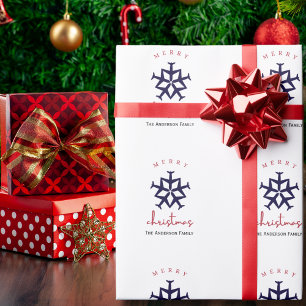 Papel De Presente Floco de Neve de Avião de Natal Foto Engraçado Avi