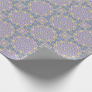 Papel De Presente Floco de neve de ornamento