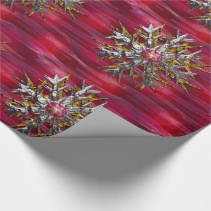 Papel De Presente Floco de neve sobre Paris