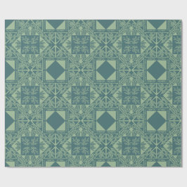 Papel De Presente Flocos de Floresta