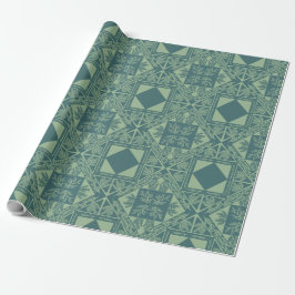 Papel De Presente Flocos de Floresta
