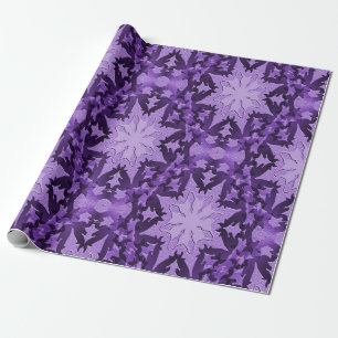 Papel De Presente Flocos de neve deliciosos da lavanda…
