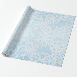 Papel De Presente Flocos de neve do inverno