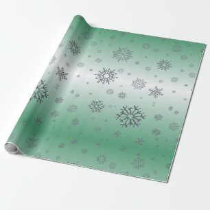 Papel De Presente Flocos de neve do inverno