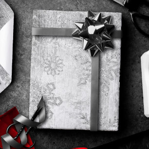 Papel De Presente Flocos de neve russos Palangres De Madeira De Gr