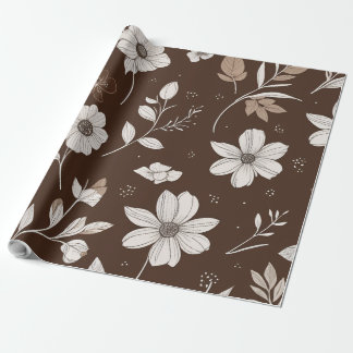 Papel De Presente flor