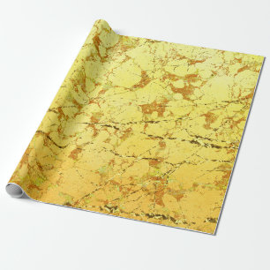 Papel De Presente Flor Amarelo