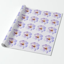 Flor de aquarela azul