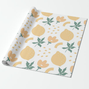 Papel De Presente Flor de Fruta de Paixão