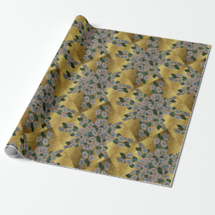 Papel De Presente Flor De Madeira De Couro Australiana No Latido De
