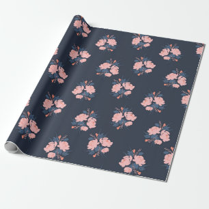 Papel De Presente Flor Poppy