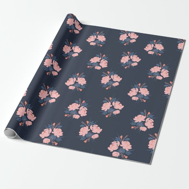 Papel De Presente Flor Poppy (Desenrolado)