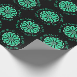PAPEL DE PRESENTE FLOR PRESENTE MODERNO DA MÃE PAI IRMÃ FILHO CHEFE