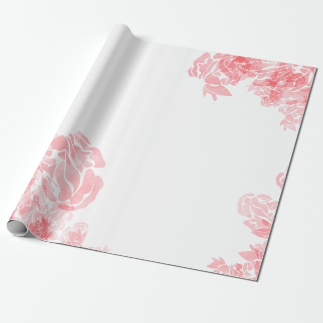 Papel De Presente Flor suave (Desenrolado)