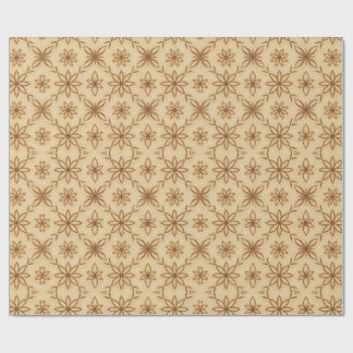 Papel De Presente Floração Terrosa – Um Toque de Elegância Vintage