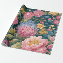 Floral Brilhante Flores Coloridas