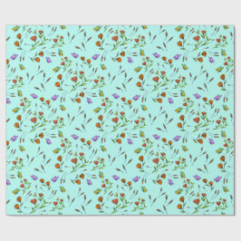 Papel de Presente Floral Caprichoso