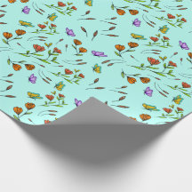 Papel de Presente Floral Caprichoso