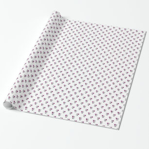 Papel de Presente Floral Delicado para Meninas