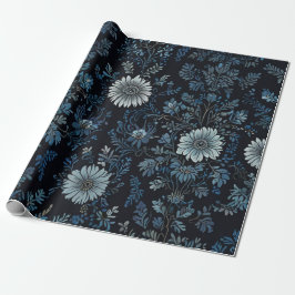 Papel De Presente Floral Elegante