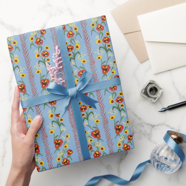 Papel De Presente Floral Nórdico Vol. 1 (Presentear)