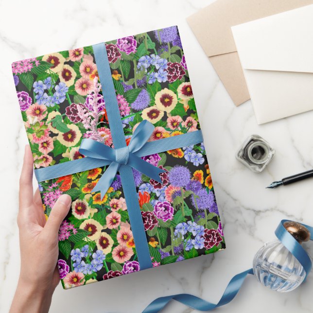 Papel De Presente Floral Ousada (Presentear)