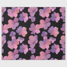 Papel de Presente Floral Ousado da Primavera