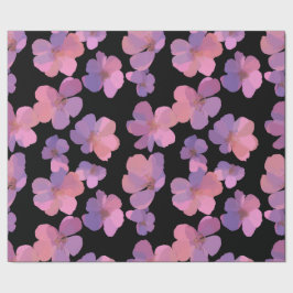 Papel de Presente Floral Ousado da Primavera