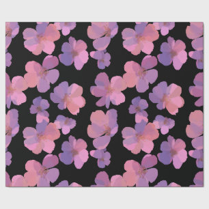 Papel de Presente Floral Ousado da Primavera