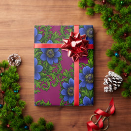 Papel De Presente Floral retro lindo