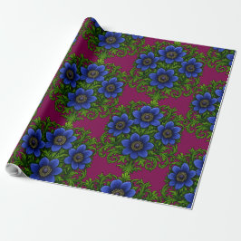 Papel De Presente Floral retro lindo