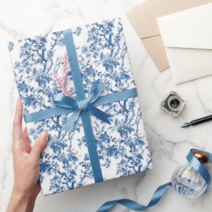 Papel De Presente Floral Toile Elegance