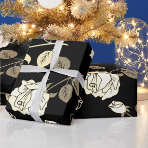Papel De Presente Floral Vintage