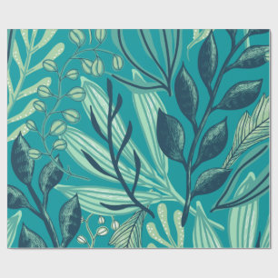 Papel De Presente Floral Vintage Watercolor Elegante