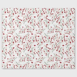 Papel De Presente Floreal Wrapping Paper