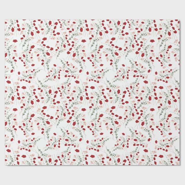 Papel De Presente Floreal Wrapping Paper (Aberto)