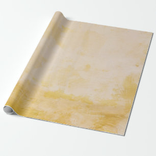 Papel De Presente Flores ao lado da parede amarela