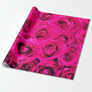 Papel De Presente Flores cor-de-rosa rosa fundo