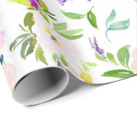 Flores de Aquarela de Densidade | Peonies e Wister