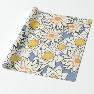 Papel De Presente Flores, lotus lily
