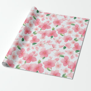Papel De Presente Flores Sakura Para Presentes Especiais