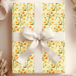 Papel De Presente Flores Silvestres Aquarela Blooms Dourados<br><div class="desc">Eleve o seu presente com este papel de embrulho artístico com um deslumbrante design de aquarela de flores silvestres douradas. As delicadas flores e cores vibrantes criam uma estética alegre e caprichosa, perfeita para aniversários, casamentos ou qualquer celebração. Feito de papel de alta qualidade, este papel de embrulho adiciona um...</div>