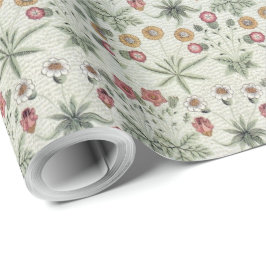 Papel De Presente Flores Vintage William Morris Daisy Wrappi