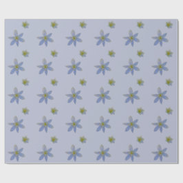 Papel De Presente florescer em branco