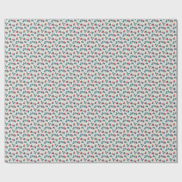 Papel De Presente Florescimento Cósmico Trepador