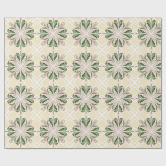 Papel De Presente Florescimento Silenciado