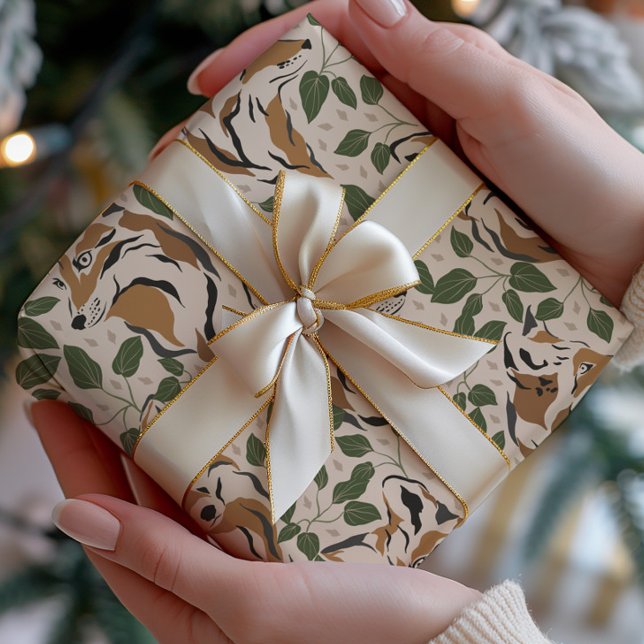 Papel De Presente Floresta Abstrato (Criador carregado)