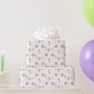 Papel De Presente floresta aquarela   aniversário de amigos da flore