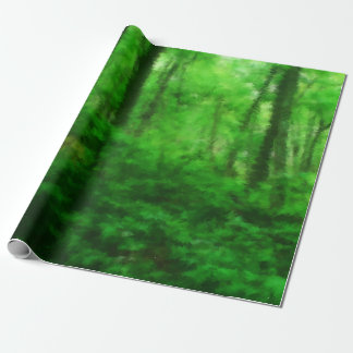 Papel De Presente Floresta da impressão