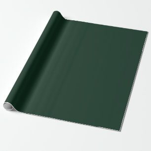 Papel De Presente Floresta sólida verde-escuro